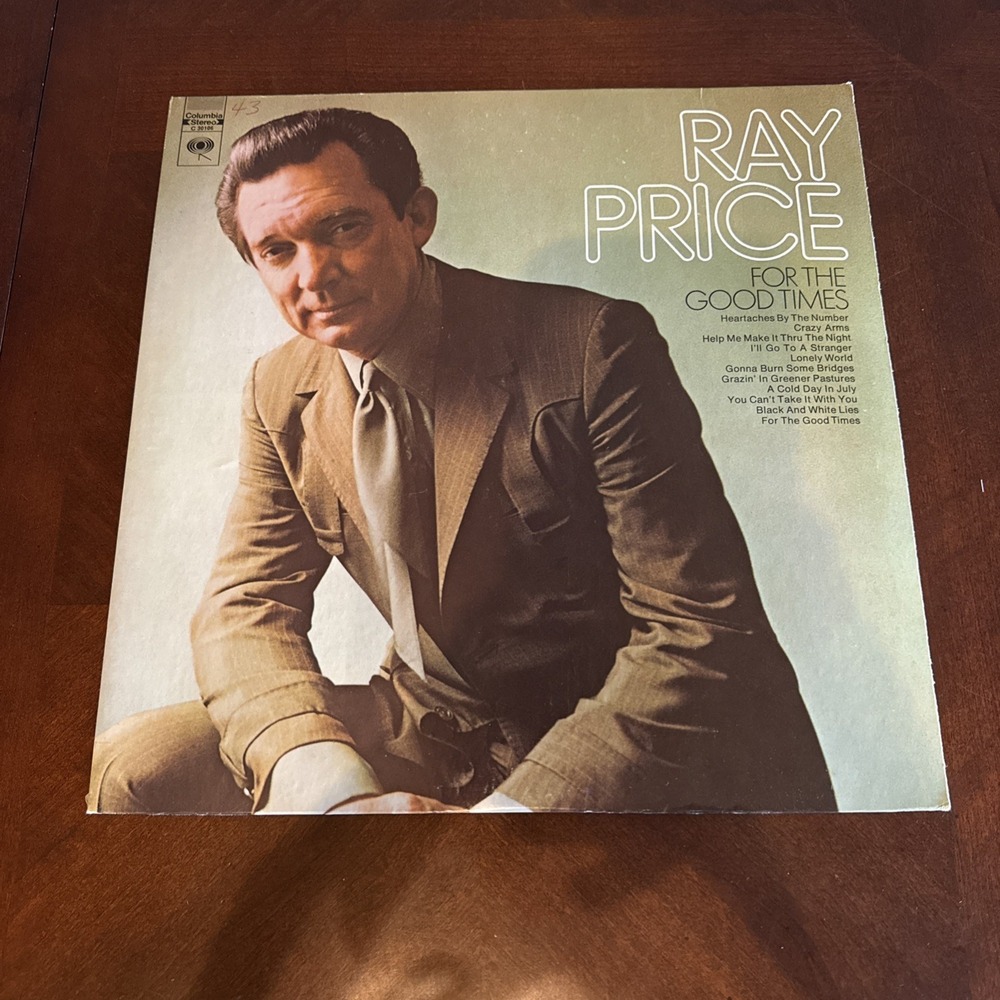 Ray Price - For The Good Times LP, Album, Pit 30106
